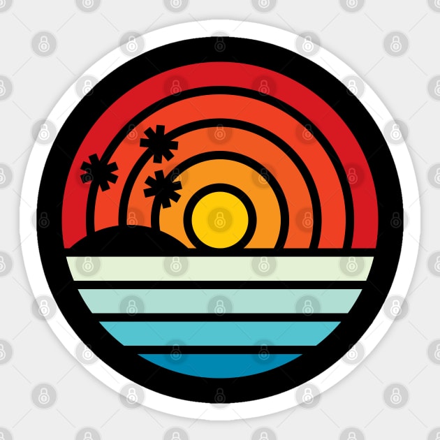 I'm Feelin' Beachy Sticker by ChrisSequeira